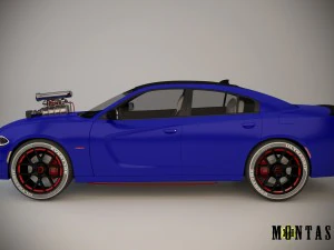 dodge charger 2015 custom 3D Model