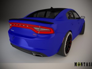 dodge charger 2015 custom 3D Model