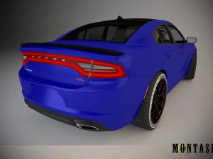 dodge charger 2015 custom 3D Model
