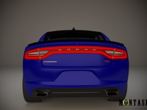 dodge charger 2015 custom 3D Model