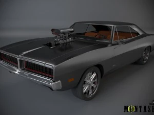 ダッジ69カスタム 3Dモデル