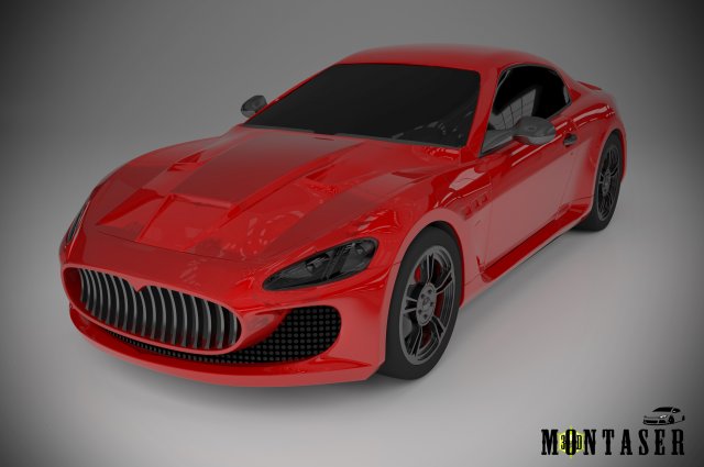 maserati 3D Model .c4d .max .obj .3ds .fbx .stl .blend 
