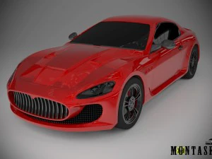 マセラティ 3Dモデル