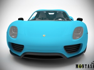 Porsche 918 spyder 2015 Model 3D