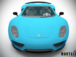 Porsche 918 spyder 2015 3D Model