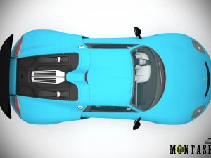 Porsche 918 spyder 2015 3D Model