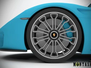 Porsche 918 spyder 2015 3D Model