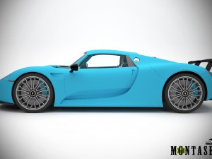 Porsche 918 spyder 2015 Model 3D