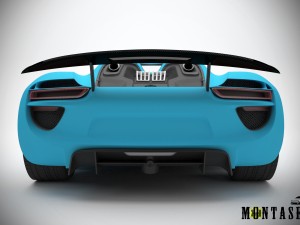 Porsche 918 spyder 2015 Model 3D