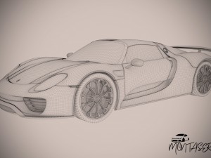Porsche 918 spyder 2015 Model 3D