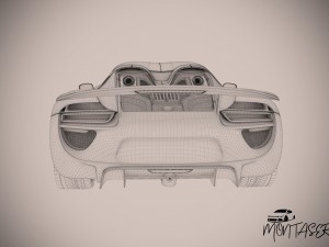 Porsche 918 spyder 2015 Model 3D