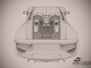 Porsche 918 spyder 2015 Model 3D