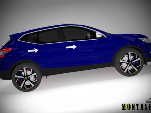 Nissan qashqai 2018 Modèle 3D