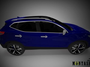 Nissan qashqai 2018 Modèle 3D