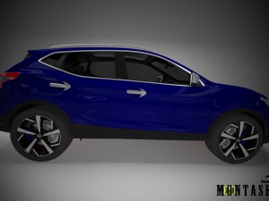 Nissan qashqai 2018 Modèle 3D