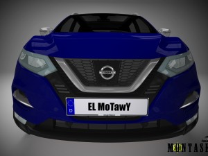 Nissan qashqai 2018 Modèle 3D