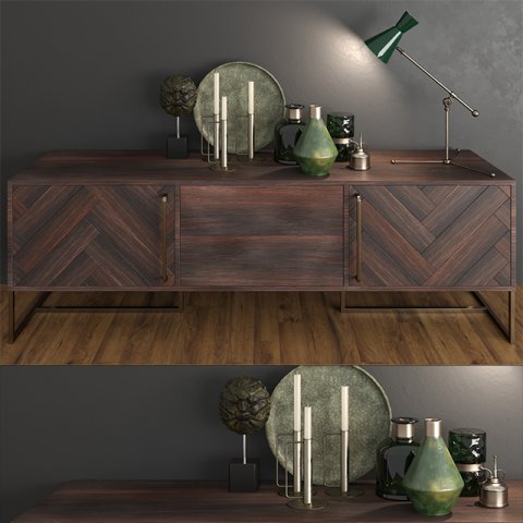 a piece of interior 3D 模型 .c4d .max .obj .3ds .fbx .stl .blend