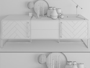a piece of interior 3D 模型