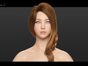 ava - beautiful female character 3D 모델