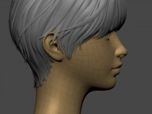 bela basemesh feminina Modelo 3D