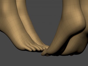 beautiful female basemesh Modelo 3D