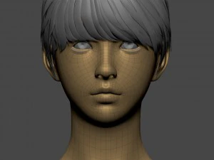 bela basemesh feminina Modelo 3D