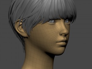 beautiful female basemesh Modelo 3D