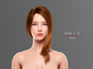 Ava v2 - rigged female character 3D Model
