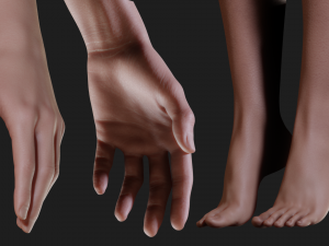 joy - realtime female character 3Dモデル