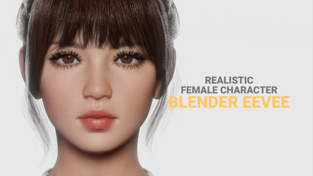 joy - realtime female character 3D Model .c4d .max .obj .3ds .fbx .stl .blend