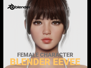 joy - realtime female character 3Dモデル