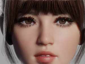 joy - realtime female character 3Dモデル