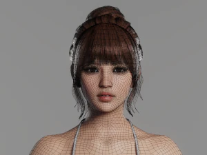 joy - realtime female character 3D Model