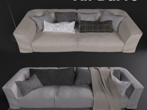 the sofas in modern style alf dafre 3D 모델