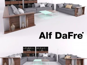 M&ouml;belset Alf Dafre Kalifornien 3D Modell