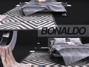 comfortable bed bonaldo 3D 모델