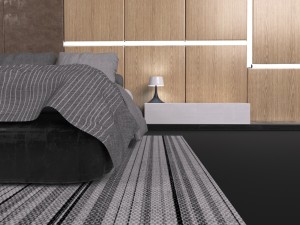 comfortable bed in a modern style misuraemme 3D-Modell
