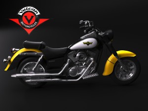 kawasaki motors Modello 3D