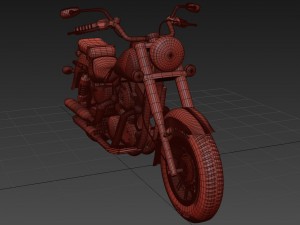 kawasaki motors Modello 3D