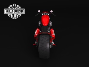 harley custom Modèle 3D
