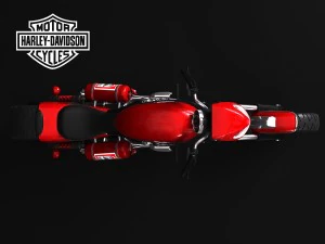 harley custom 3D Model