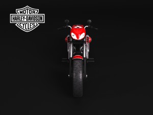 harley custom Modèle 3D