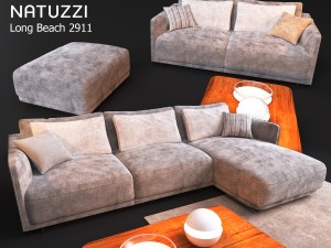 sofa natuzzi long beach 2911 3D Model