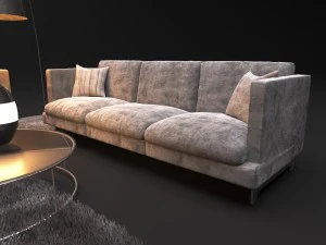 sof&aacute; natuzzi jeremy 2987 Modelo 3D