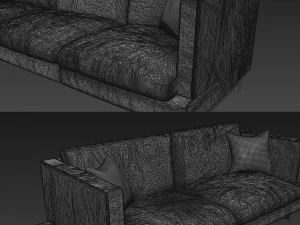 sof&aacute; natuzzi jeremy 2987 Modelo 3D