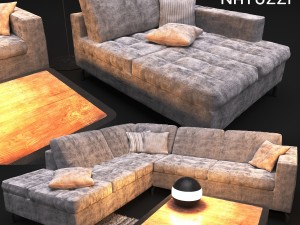 sofa natuzzi sawoy 2458 3D 모델