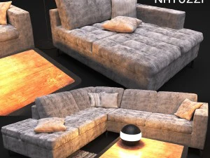 sofa natuzzi sawoy 2458 3D Model
