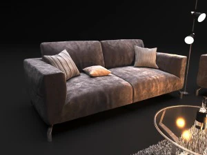 sofa natuzzi golf 2945 3D Model