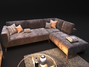 sofa natuzzi golf 2945 Model 3D