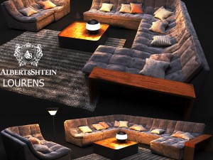 elegant sofa albertshtein lourens 3D Model